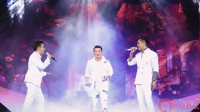 Bộ 3 soái ca Đàm Vĩnh Hưng, Tuấn Hưng, Quang Hà hòa giọng trên sân khấu thủ đô